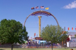 midway flags closeup